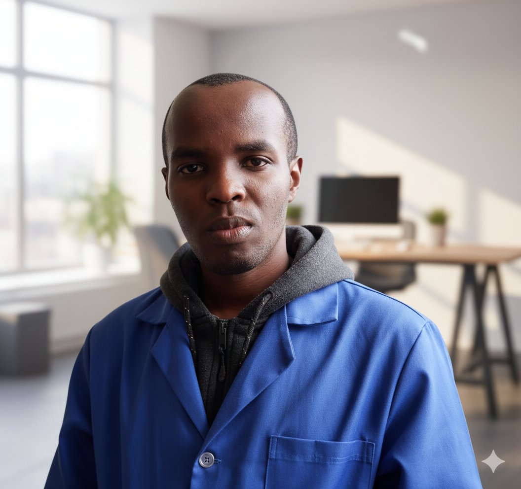 Muchiri Mwangi in the lab profile image